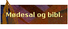 Mødesal og bibl.